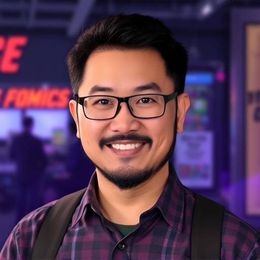 A photo of David Lee, the Technical Director for Cometverse Comics