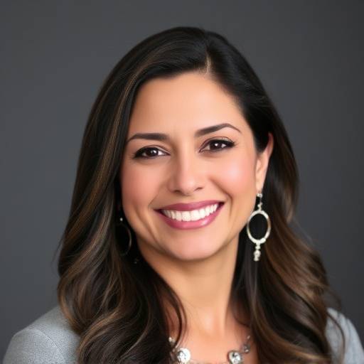 A picture of Maria Rodriguez, the Marketing Director at Cometverse Comics