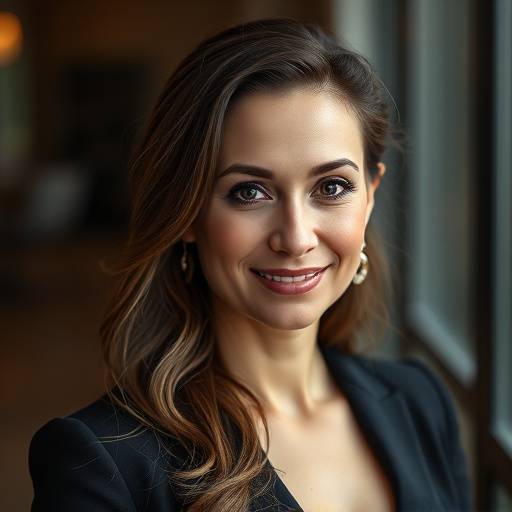 A portrait of Anya Petrova, the Head Writer at Cometverse Comics