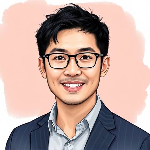 A professional shot of Kenji Tanaka, the Lead Illustrator at Cometverse Comics