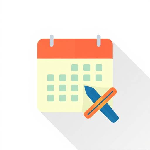An icon depicting a calendar with a pencil, symbolizing changes and updates to the cookies policy over time.