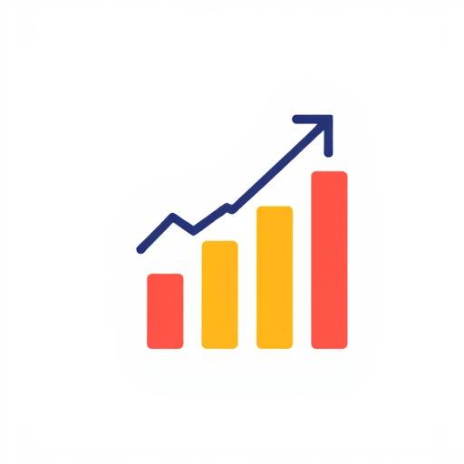An icon showing a chart with rising arrows, representing performance cookies used to improve website functionality and user experience.